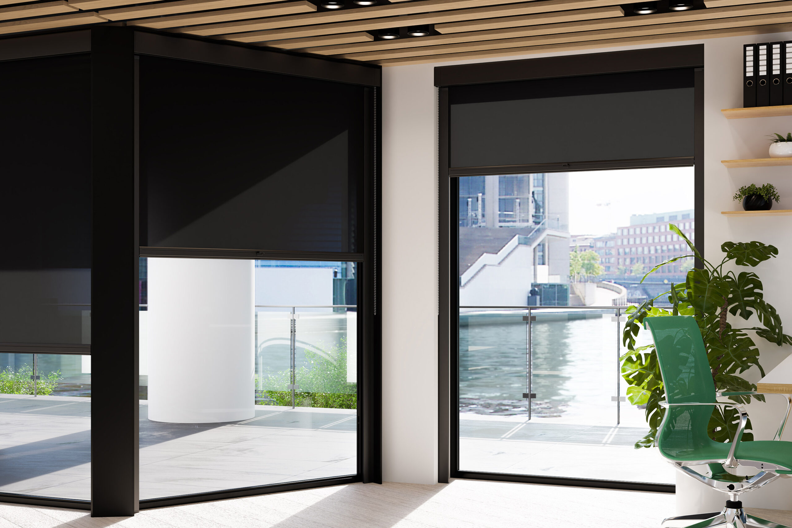 Rulou premium Topbox 585 Indoor in birou