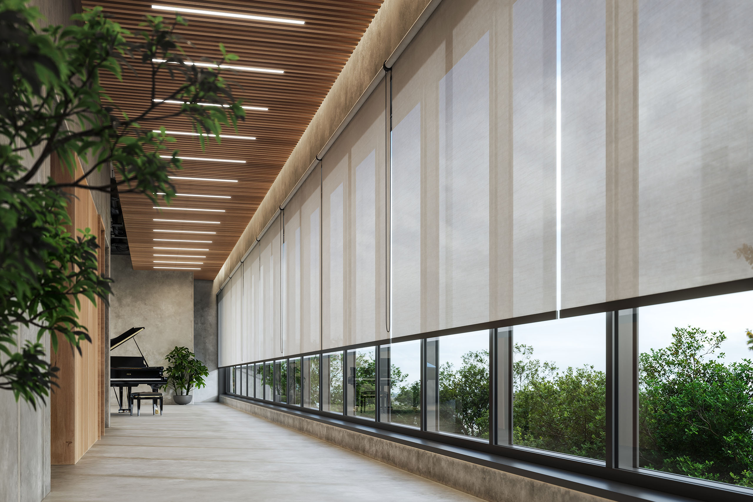 Rulou premium Mottura Sidewinder 8277 Indoor in hotel