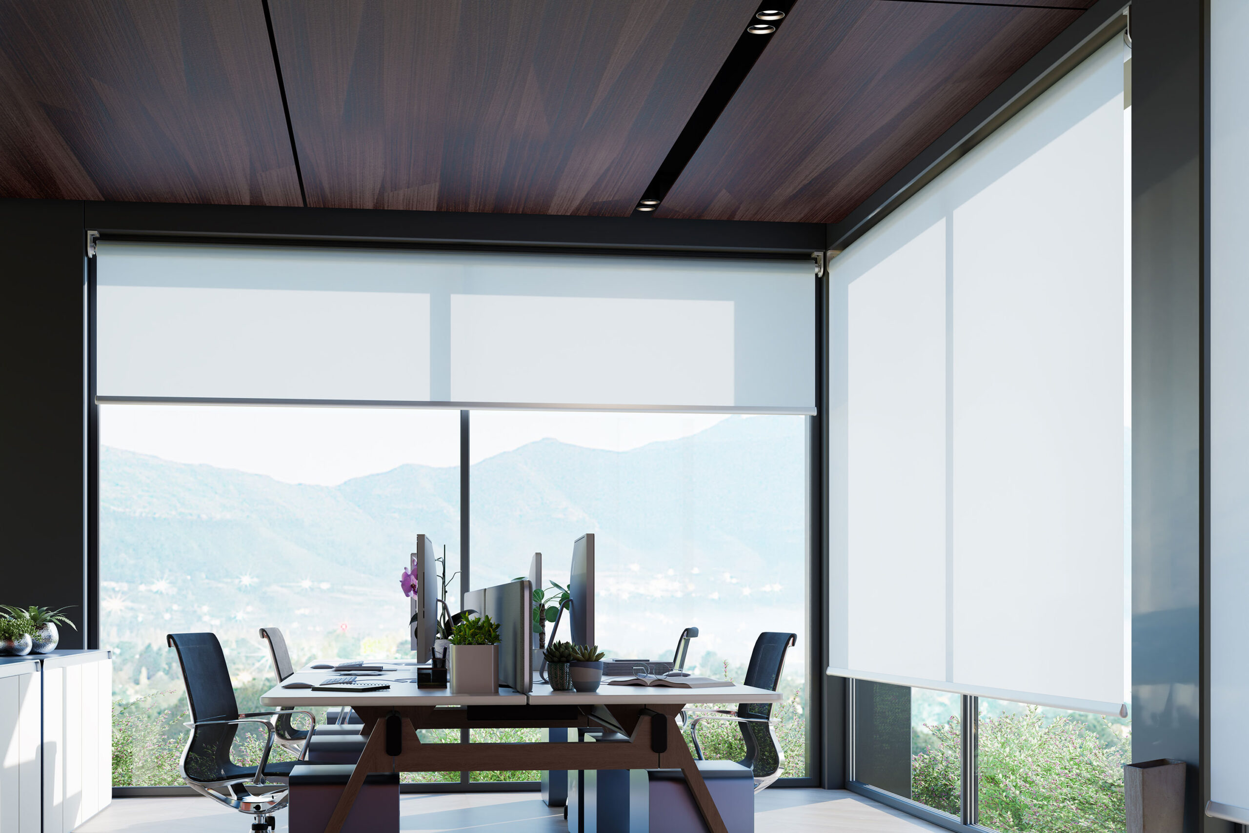 Rulou acustic Mottura Energy 472 pentru birou – protecție fonică și productivitate – Decora Design București